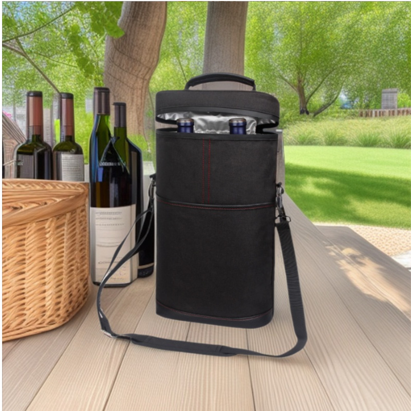 Wine Beer Cooler - 휴대용 야외 와인 쿨러 가방, 750ml