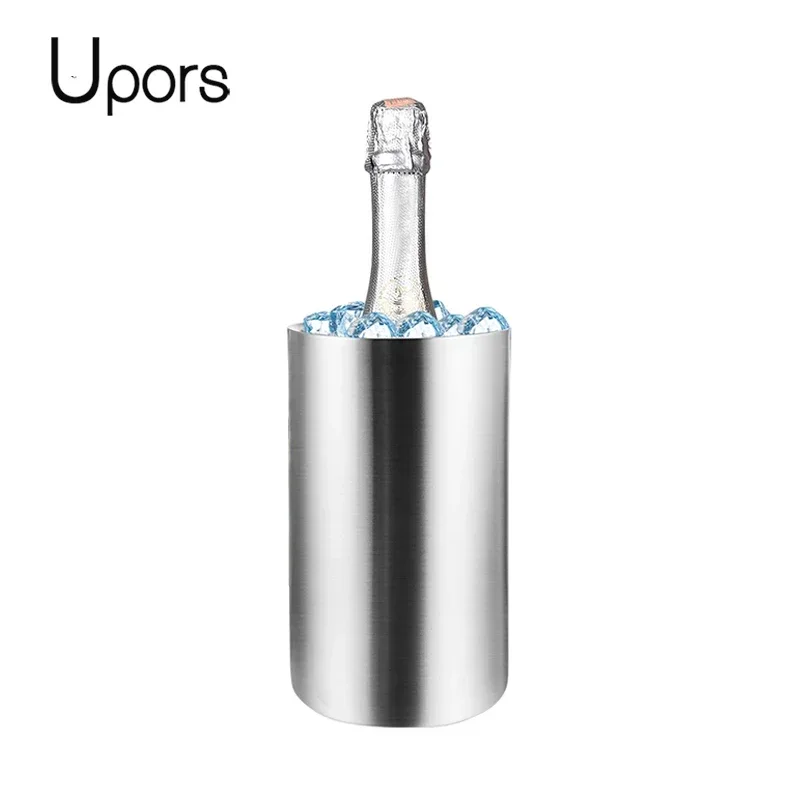 Wine Beer Cooler - UPORS 스테인레스 스틸 와인 쿨러 버킷