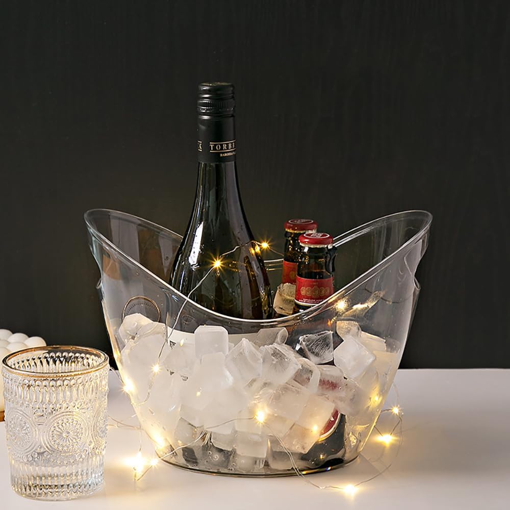 Wine Beer Champagne - 투명 아크릴 잉곳 모양 아이스 버킷