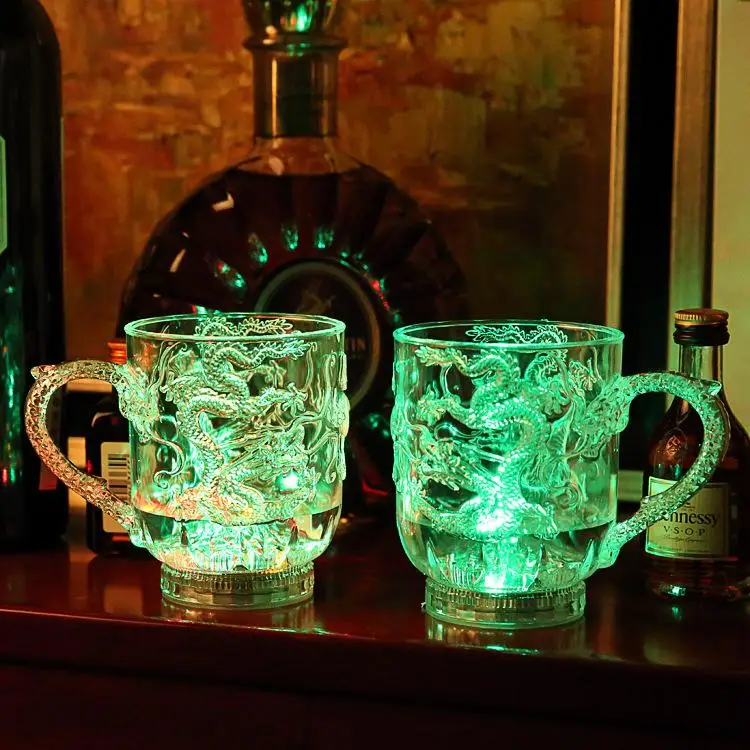 LED 플래시 매직 컬러 변경 드래곤 컵 물 활성화 라 - Beer Wine Up 리뷰 및 가격