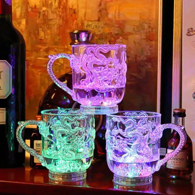 LED 플래시 매직 컬러 변경 드래곤 컵 물 활성화 라 - Beer Wine Up 리뷰 및 가격