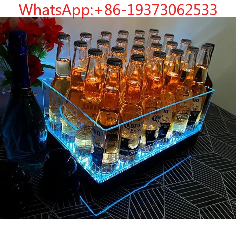 사각형 발광 아이스 버킷 바 와인 버킷 LED 충전식  - Wine Beer Champagne 리뷰 및 가격