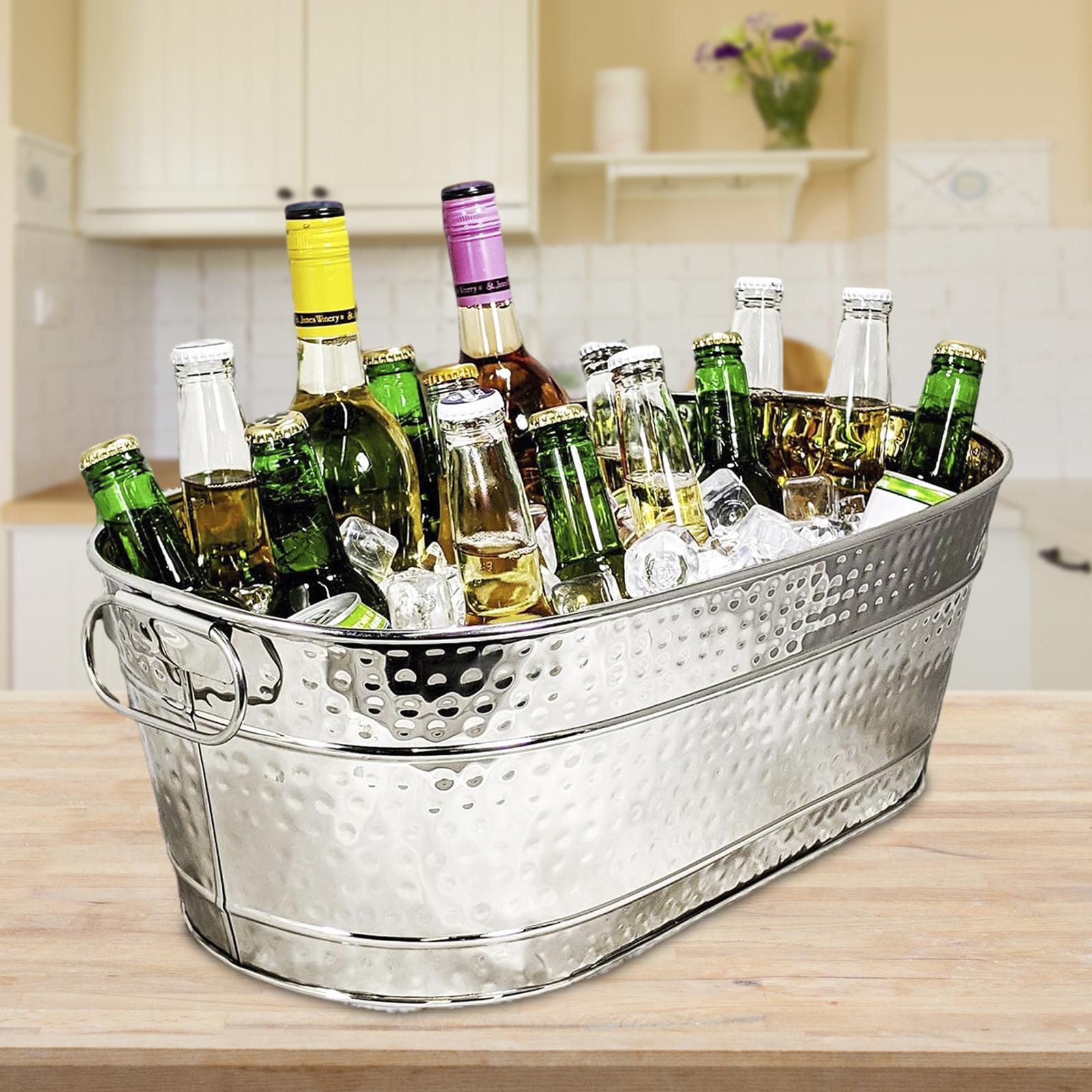 음료 및 샴페인 칵테일 와인 파티용 아이스 버킷, 아연 - Wine Beer Cooler 리뷰 및 가격