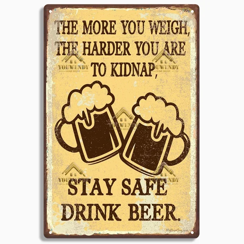 바 펍 사인 장식 재미있는 문구 맥주 건배 메탈 틴 사 - Beer And Wine Quote 리뷰 및 가격