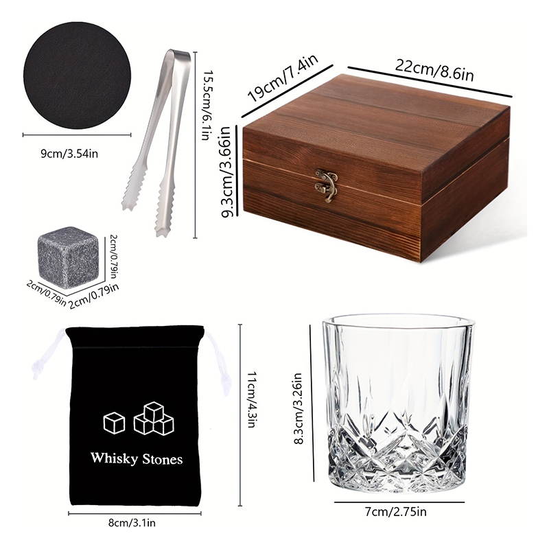 위스키 스톤 선물 세트, 재사용 가능한 위스키 스톤 8 - Whiskey Stone Set 리뷰 및 가격