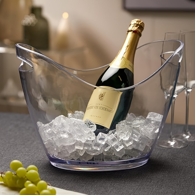8L 아이스 버킷 투명 대용량 클래식 잉곳형 맥주 샴페 - Wine Beer Champagne 리뷰 및 가격