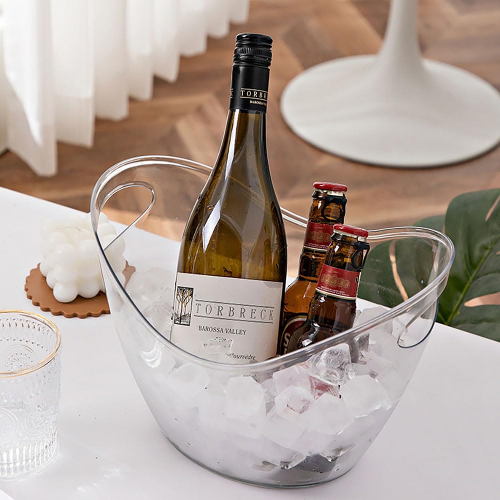 투명 아크릴 잉곳 모양 아이스 버킷 플라스틱 샴페인 와 - Wine Beer Champagne 리뷰 및 가격