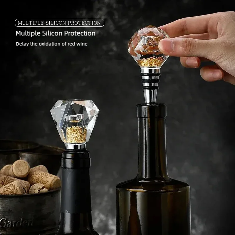 창의적인 유리 크리스탈 와인 스토퍼, 홈 맥주 샴페인  - Wine Beer Champagne 리뷰 및 가격